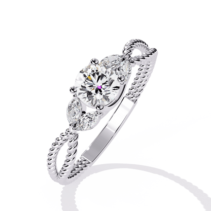 Ocean Pearl Diamond Ring