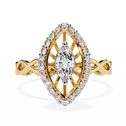 God's Eye Diamond Ring
