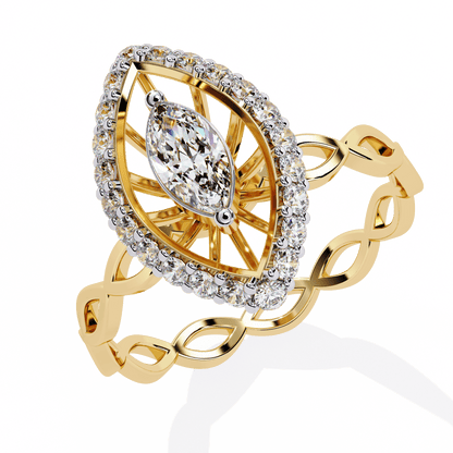 God's Eye Diamond Ring