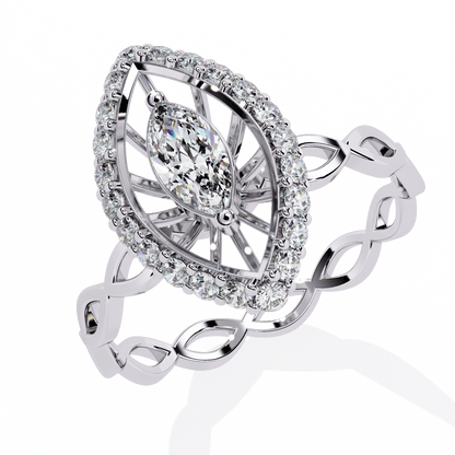 God's Eye Diamond Ring