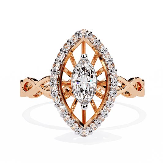 God's Eye Diamond Ring