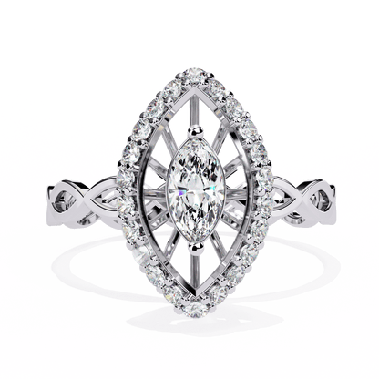 God's Eye Diamond Ring