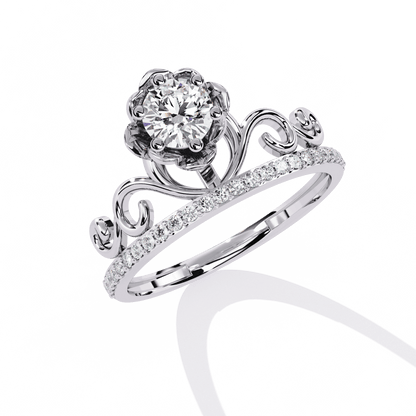 Rose Tiara Diamond Ring