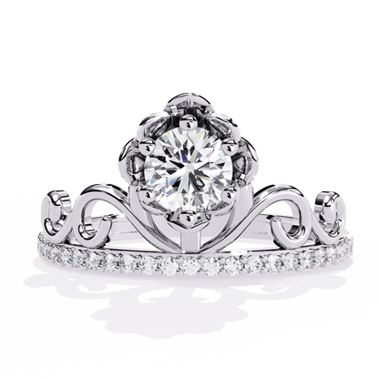 Rose Tiara Diamond Ring