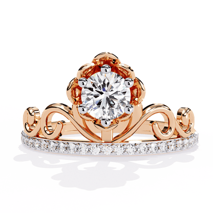 Rose Tiara Diamond Ring