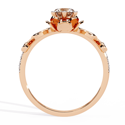 Rose Tiara Diamond Ring