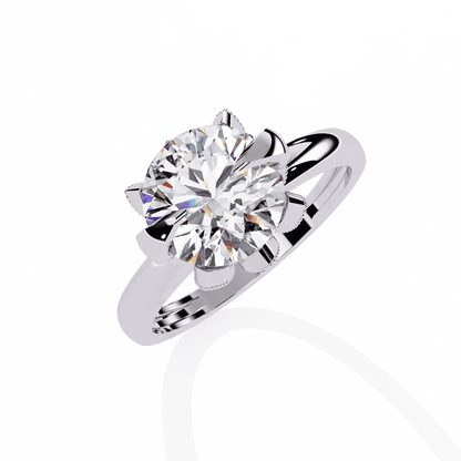 Pure Love 3.05 Carat Round Solitaire Ring