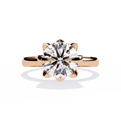 Pure Love 3.05 Carat Round Solitaire Ring