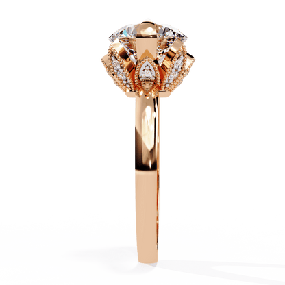 Pure Love 3.05 Carat Round Solitaire Ring