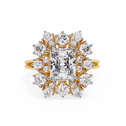 3.03 Carat Supreme Radiant Solitaire Ring