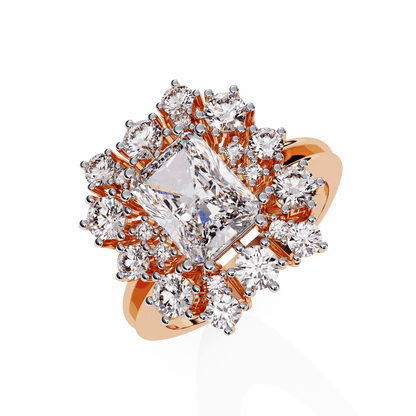 3.03 Carat Supreme Radiant Solitaire Ring