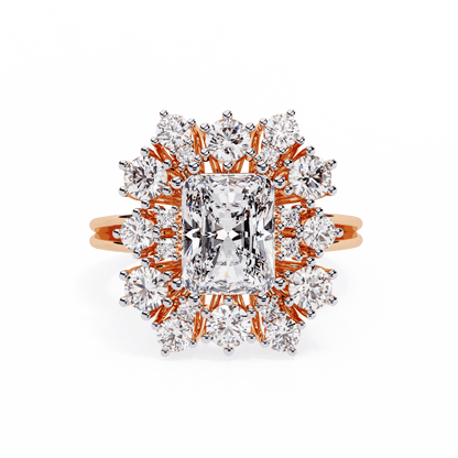 3.03 Carat Supreme Radiant Solitaire Ring