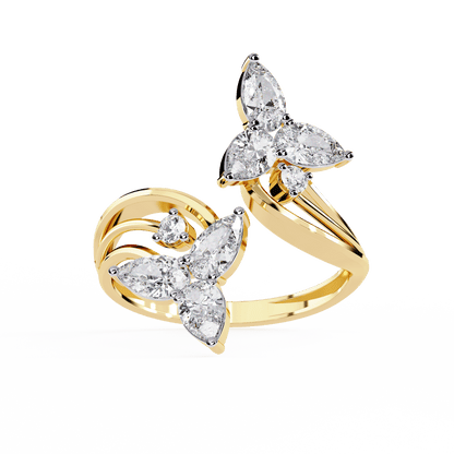Tri Stars Diamond Ring