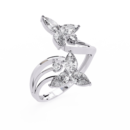 Tri Stars Diamond Ring