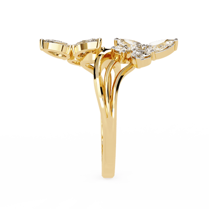 Tri Stars Diamond Ring