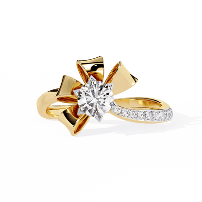Bow Tie Diamond Ring