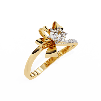 Bow Tie Diamond Ring