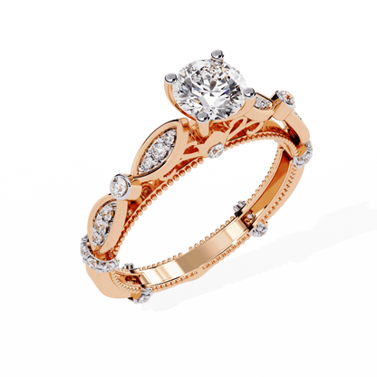 TwinkleStar 0.6 Carat Round Solitaire Ring