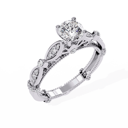 TwinkleStar 0.6 Carat Round Solitaire Ring