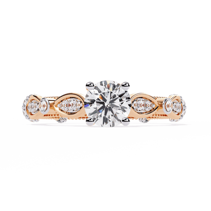 TwinkleStar 0.6 Carat Round Solitaire Ring