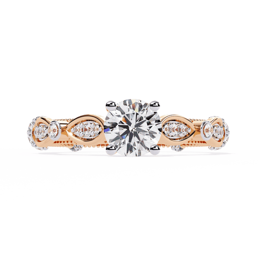 TwinkleStar 0.6 Carat Round Solitaire Ring