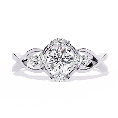 Belle Round Diamond Ring