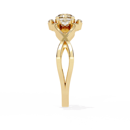 Belle Round Diamond Ring
