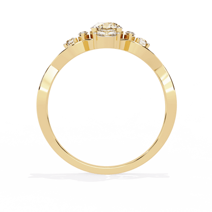 Belle Round Diamond Ring