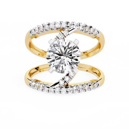 2.12 Round Centre Solitaire Ring