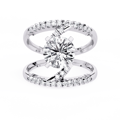 2.12 Round Centre Solitaire Ring