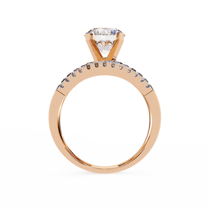 2.12 Round Centre Solitaire Ring