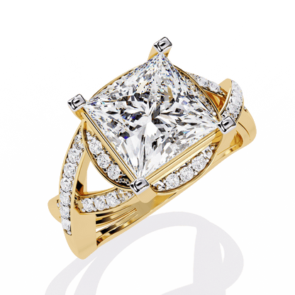 Pride of Princess 3.19 Carat Solitaire Ring