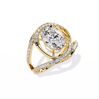 Bold and Beuatiful 7.35 Carat Oval Solitaire Ring