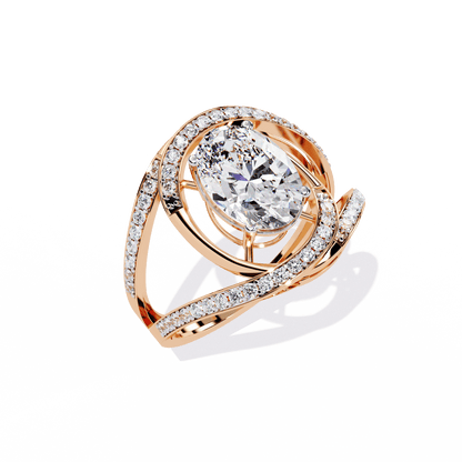 Bold and Beuatiful 7.35 Carat Oval Solitaire Ring