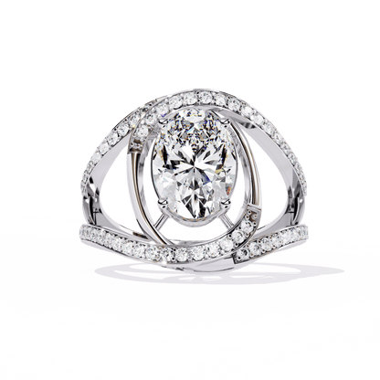 Bold and Beuatiful 7.35 Carat Oval Solitaire Ring