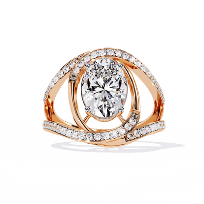 Bold and Beuatiful 7.35 Carat Oval Solitaire Ring