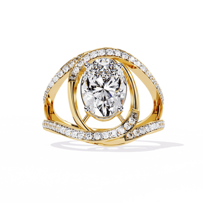 Bold and Beuatiful 7.35 Carat Oval Solitaire Ring