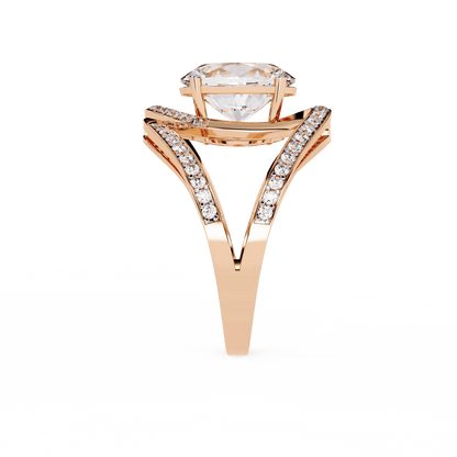 Bold and Beuatiful 7.35 Carat Oval Solitaire Ring