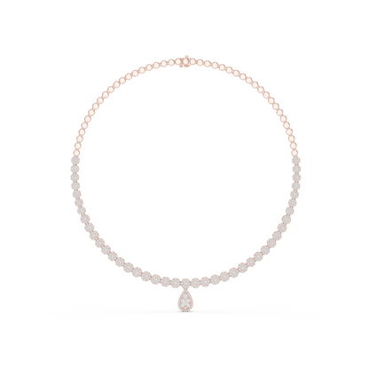 Bride's Glow Exquisite Diamond Necklace