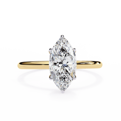 Kia Marquise Soliataire Ring