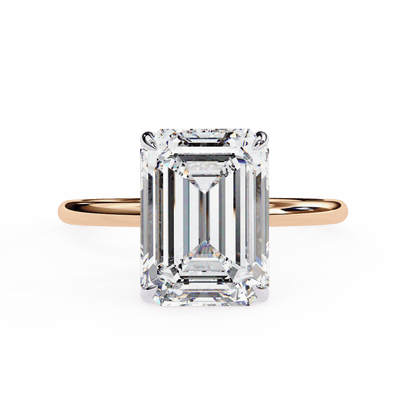 La Royale Emerald Cut Solitaire Ring