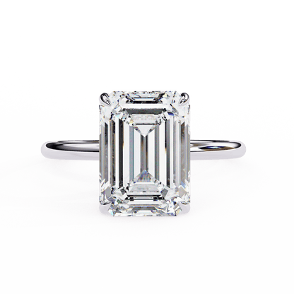 La Royale Emerald Cut Solitaire Ring