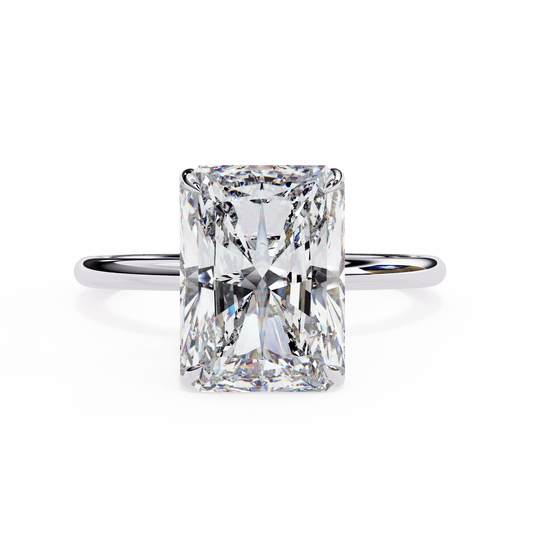 Bold n Bizzare 3.03 Carat Radiant Solitare Ring