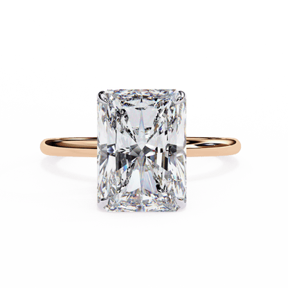Bold n Bizzare 3.03 Carat Radiant Solitare Ring