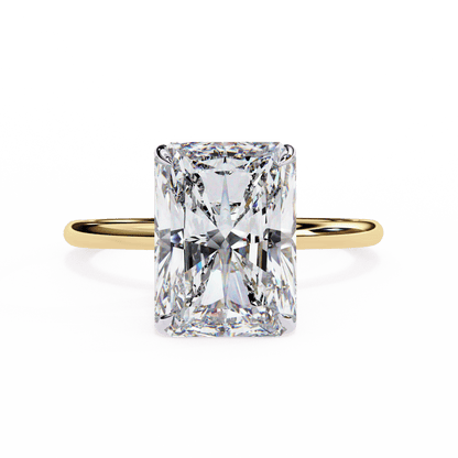 Bold n Bizzare 3.03 Carat Radiant Solitare Ring