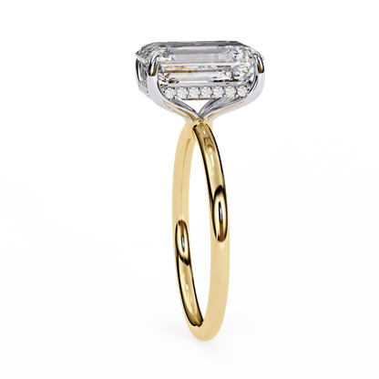 La Royale Emerald Cut Solitaire Ring