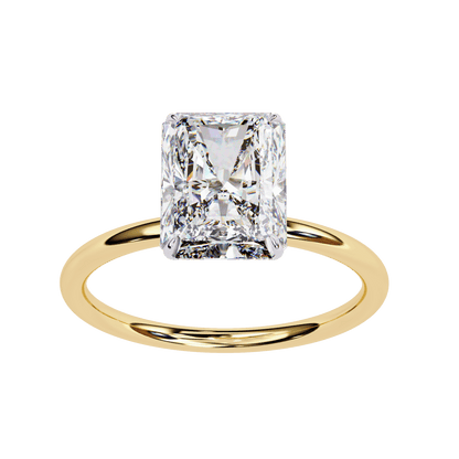 Bold n Bizzare 3.03 Carat Radiant Solitare Ring