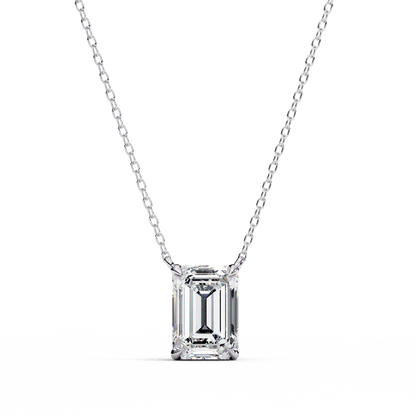 1.03 Emerald Solitaire Pendant