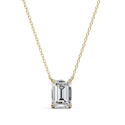 1.03 Emerald Solitaire Pendant