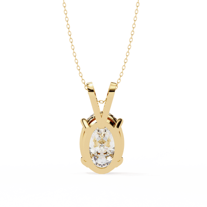 2.48 Carat Oval Solitaire Pendant